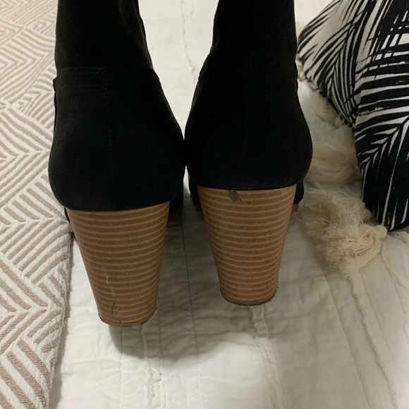 Blach Ropa Western Knee High Boots - JustFab - Size 9.5 - Picture 12 of 13